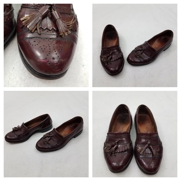 Allen‎ Edmonds Bridgeton 8.5 D Loafers Tassel Brown